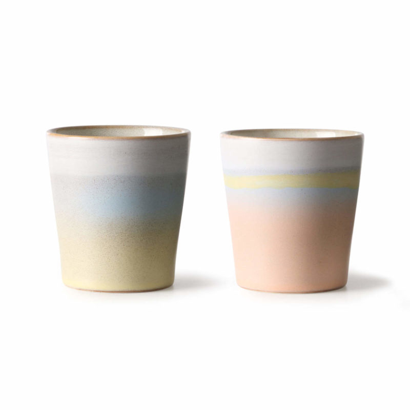 Ceramic 70s Mugs Horizon