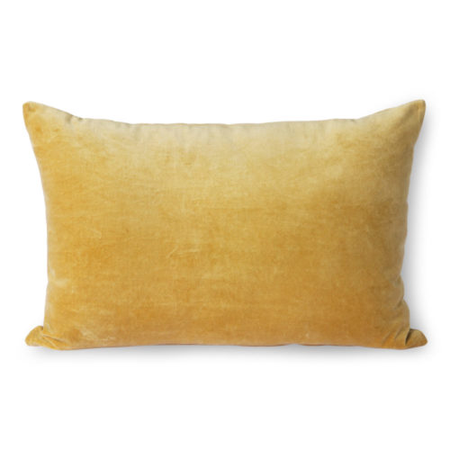 Coussin Velours Or