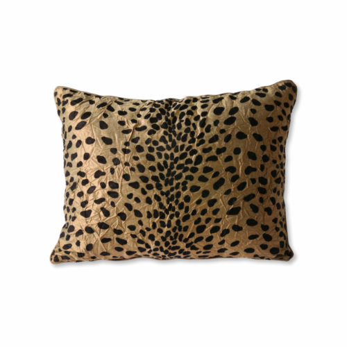 Panther print cushion